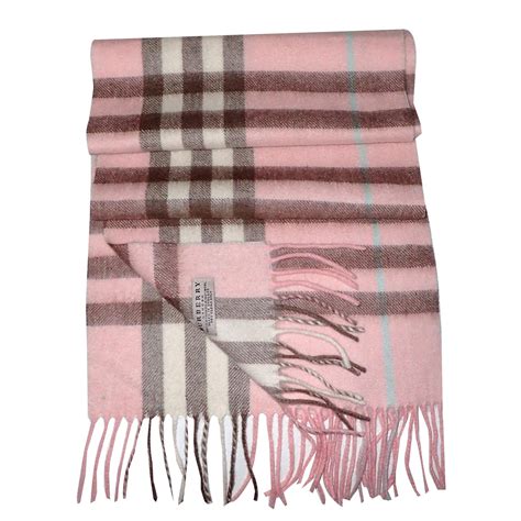 sciarpa burberry rosa